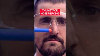 I Shot a Thumbtack Straight Through My Nose! #shorts #funny #comedy