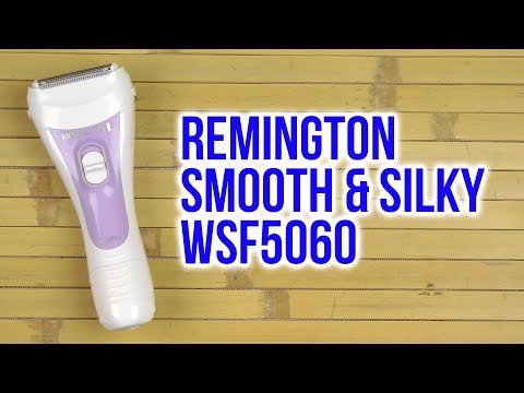 Remington WSF 5060 skustuvas moterims Violetinė, Balta Apkarpymo mašinėlė video