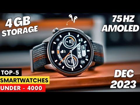 Top 5 Best Smartwatch Under 4000 (2023) ⚡ Best Smartwatch Under 4000 With GPS, Calling & Amoled ⚡⚡