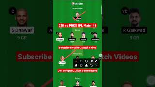 CHE vs PBKS Dream11 Prediction | CSK vs PBKS Dream11 Team | CHE vs PBKS | Chennai vs Punjab |