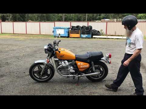 Honda GL500 1979 CX500 Custom Test Ride