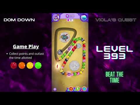 Viola's Quest 🟣🟠🔴 / Level 393 / Dom Down