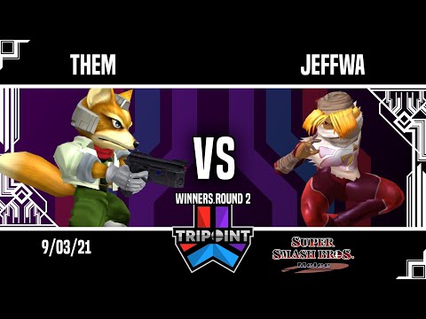 Tripoint Smash 112 - Winners Round 2 - Them(Fox) Vs. JeffWa(Sheik)