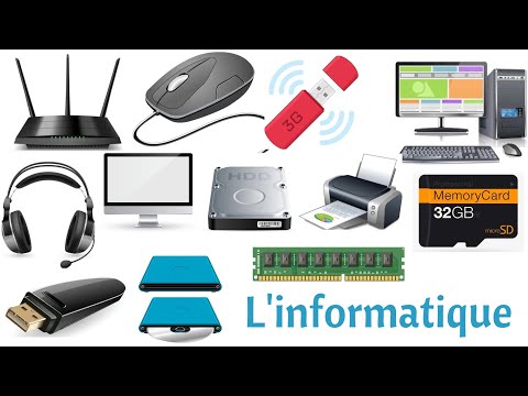 Le lexique de  l'informatique en français. Apprendre le vocabulaire de l'informatique facilement.