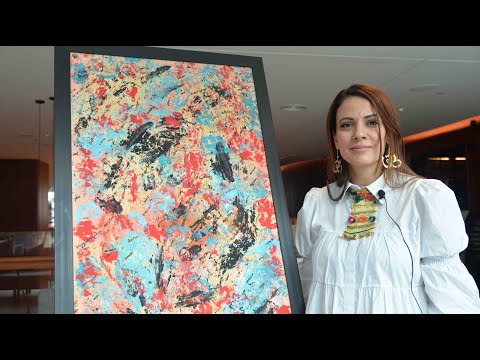 Tunisian Artist Soumaya Askri Exhibiting At Valentine's Special ArtSmiley Exhibition