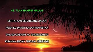 Download lagu LAGU SION EDISI NO.45. T'LAH HAMPIR MALAM - LENGKAP 525 (INSTRUMENT DAN LIRIK) mp3