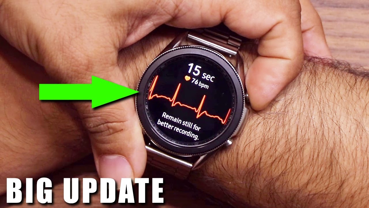 MAJOR Galaxy Watch 3 and Active 2 Update! - ECG (or EKG) Monitoring is HERE