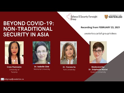 DSF Group Webinar:  Beyond COVID-19: Non-Traditional Security in Asia