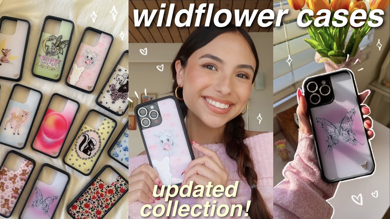 UPDATED WILDFLOWER CASES COLLECTION 2023! ⭐️ IPHONE 11, 12, 14, AND 15 PRO MAX CASES