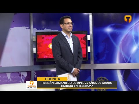 Hernán Samaniego cumple 25 años de arduo trabajo en Telerama