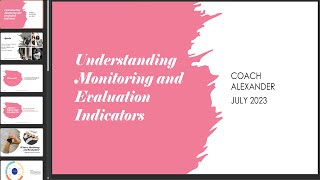Mastering Monitoring and Evaluation Indicators 101