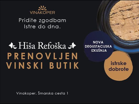 Otvoritev Vinskega butika Vinakoper