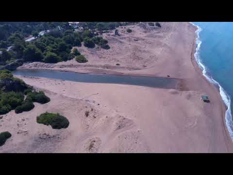 Kaiafas beach, Kaiafas lake -Ilia Greece