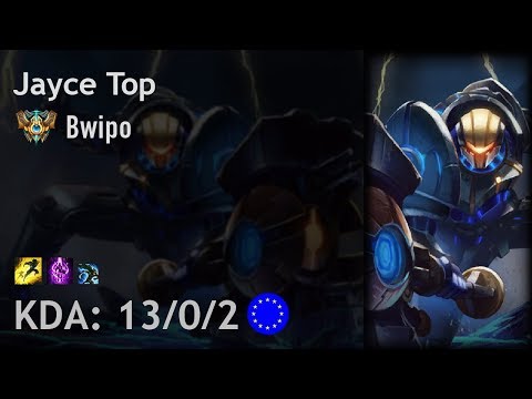 Jayce Top vs Fiora - Bwipo - EUW Challenger Patch 7.18