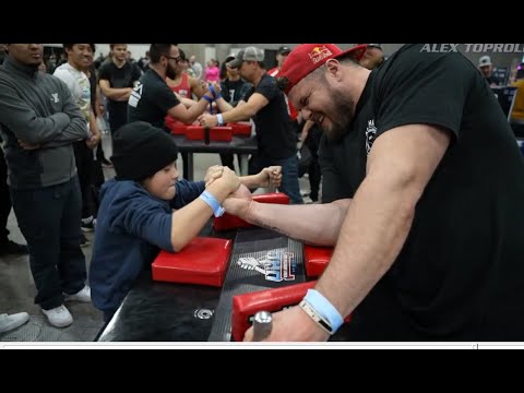 9 Year Old Arm Wrestling Giant Slayer Akimbo6 - Incredible Stamina #armwrestling #armworkout