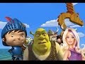 Mike The Knight Barbie Monster High Dragon Shrek 2 Shrek Peppa Pig Маша и Медведь Masha 