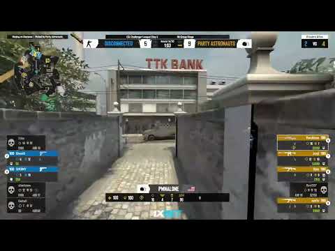 PwnAlone ACE against Disconnected | Disconnected Vs Party Astronauts | ESL Challenger