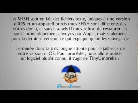 comment retrouver shsh sur cydia