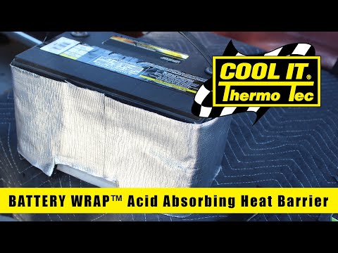 Battery Wrap Acid Absorbing Heat Shield.
