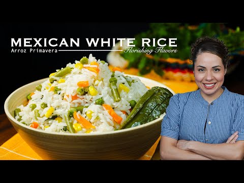 My GO TO Recipe for Mexican WHITE RICE | Arroz Primavera| Villa Cocina