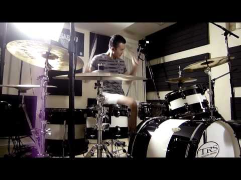 Foo Fighters - The Pretender - Double Drum Cover  by Daniel Goldstein and Kenneth Wong (DRUMZ ONLY)