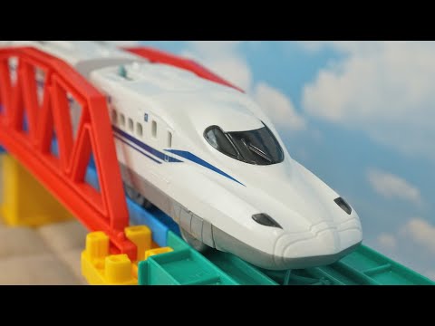 新幹線 N700S 確認試験車立体レイアウトセットを開封！