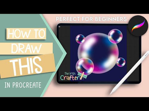 How to draw bubbles in Procreate (For beginners)
