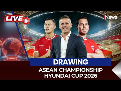 🔴LIVE DRAWING ASEAN CHAMPIONSHIP HYUNDAI CUP 2026 | 15/01