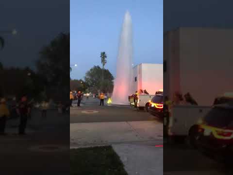 Fire hydrant explosion 🌪