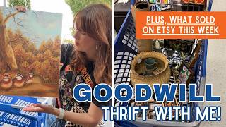 THE VINTAGE KEPT COMING! Goodwill Thrift with Me | What Sold on Etsy