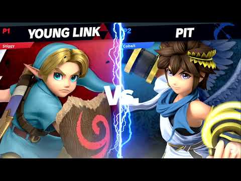 Tick Throw Tuesday #12 SSBU - Stiggy (Young Link) v Cobalt (Pit)
