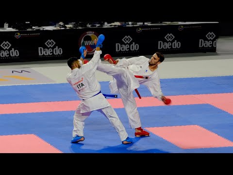 4K. Busa L.(ITA) vs Asghari B.(IRI) Final  World Karate Championships 2018.