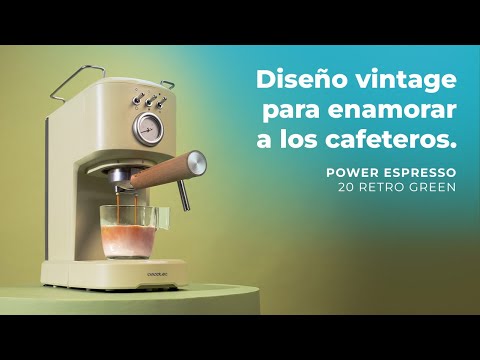 Кофеварка Cecotec Power Espresso 20 Retro Green (CCTC-01723)