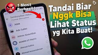 Download lagu 1 Menit Berhasil! Cara Sembunyikan Status WA dari Orang Tertentu Update 2026 Tanpa Diketahui mp3