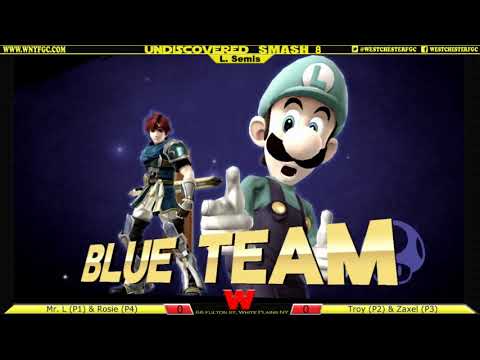 Undiscovered Smash 8 - [L. Semis] Rosie & Mr. L vs Zaxel & Troy
