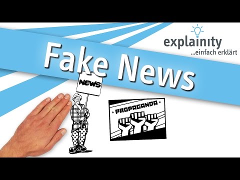 Fake News einfach erklärt (explainity® Erklärvideo)