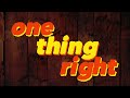Marshmello x Kane Brown - One Thing Right [Lyrics] (Official Lyric Video)