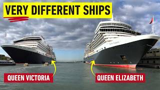 SISTERS NOT TWINS: Which Ship is Best? Cunard's Queen Victoria & Queen Elizabeth Compared!
