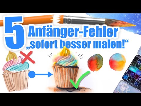 Die 5 größten Fehler mit Aquarellfarben (und was man dagegen tun kann) | Tanja Meyer