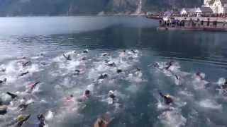 preview picture of video 'Swimming - Eidfjord Mini Triathlon, Norway'