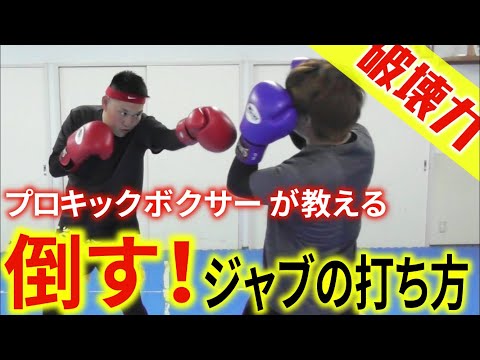【プロキックボクサーが教える】パワーが違う！倒すジャブの打ち方！今日打てるように教えます！