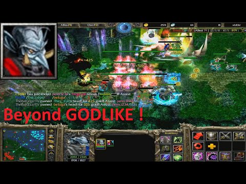 DotA 6.83d - Witch Doctor, Vol'Jin Beyond GODLIKE !