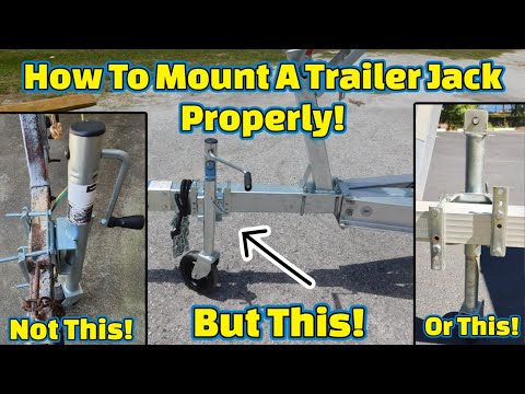 Trailer Jack Problem? Trailer Jack Damaged? Trailer Jack Installation!