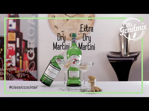 "How to"  Dry Martini & Extra dry Martini 🍸 | Mr. Goodmix Classic Cocktails
