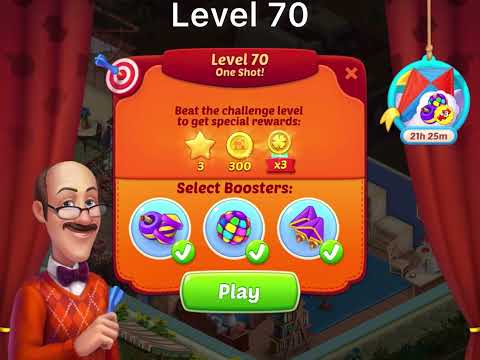 Homescapes Level 70 (Orange One Shot)