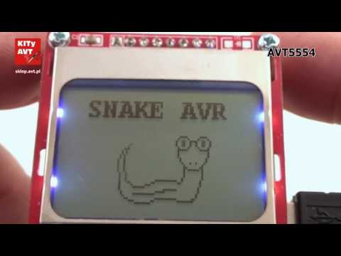AVT5554 - Gra elektroniczna SNAKE