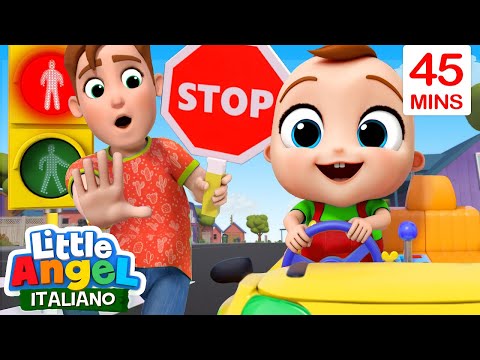 Impariamo i Segnali Stradali🚦🙋🏻‍♂️Cartoni Animati con Gianni Piccino - Little Angel Italiano
