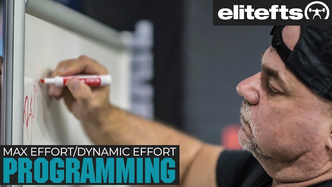 Max Effort/Dynamic Effort Training - elitefts.com