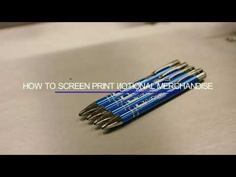 How to print promotional pens using pad printing