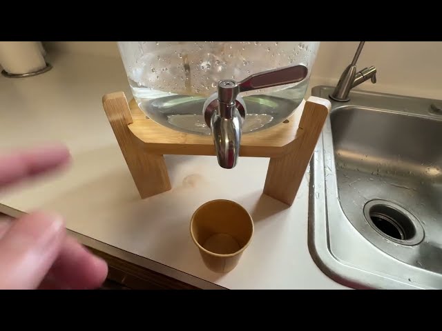 Best Glass Water Dispenser for Quality and Style - product in use